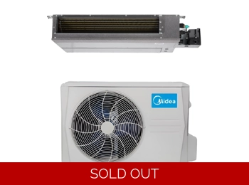 Midea 12K-Btu 19 SEER2 Ducted (Low) Mini Split Heat Pump (-13°F) E-Star: 11.7 EER/10.3 HSPF (R454B)